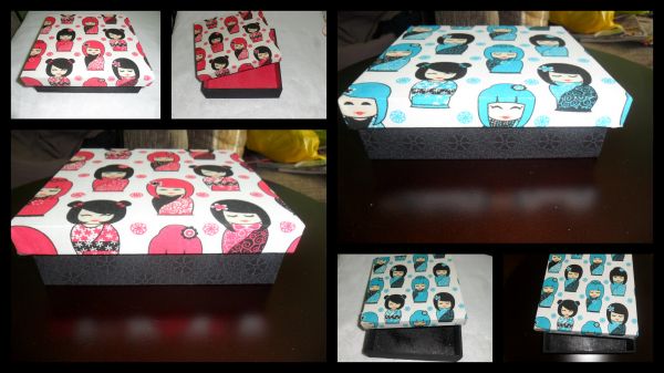Caixas em mdf com tecido
